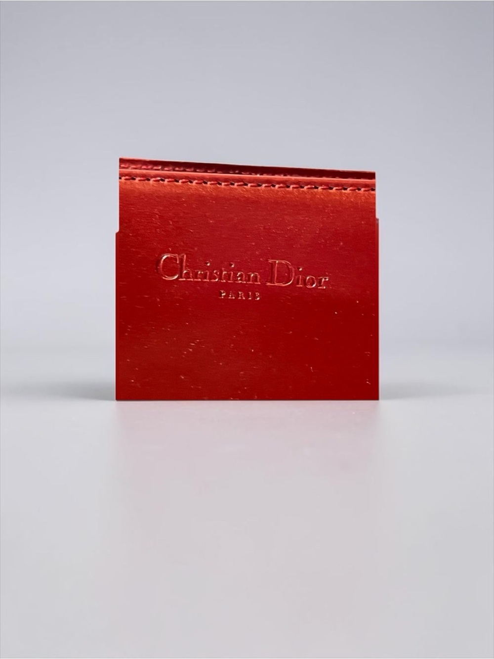 Christian Dior Red Polished Leather w Strap. Lady Dior. Dustbag - Picture 14 of 14